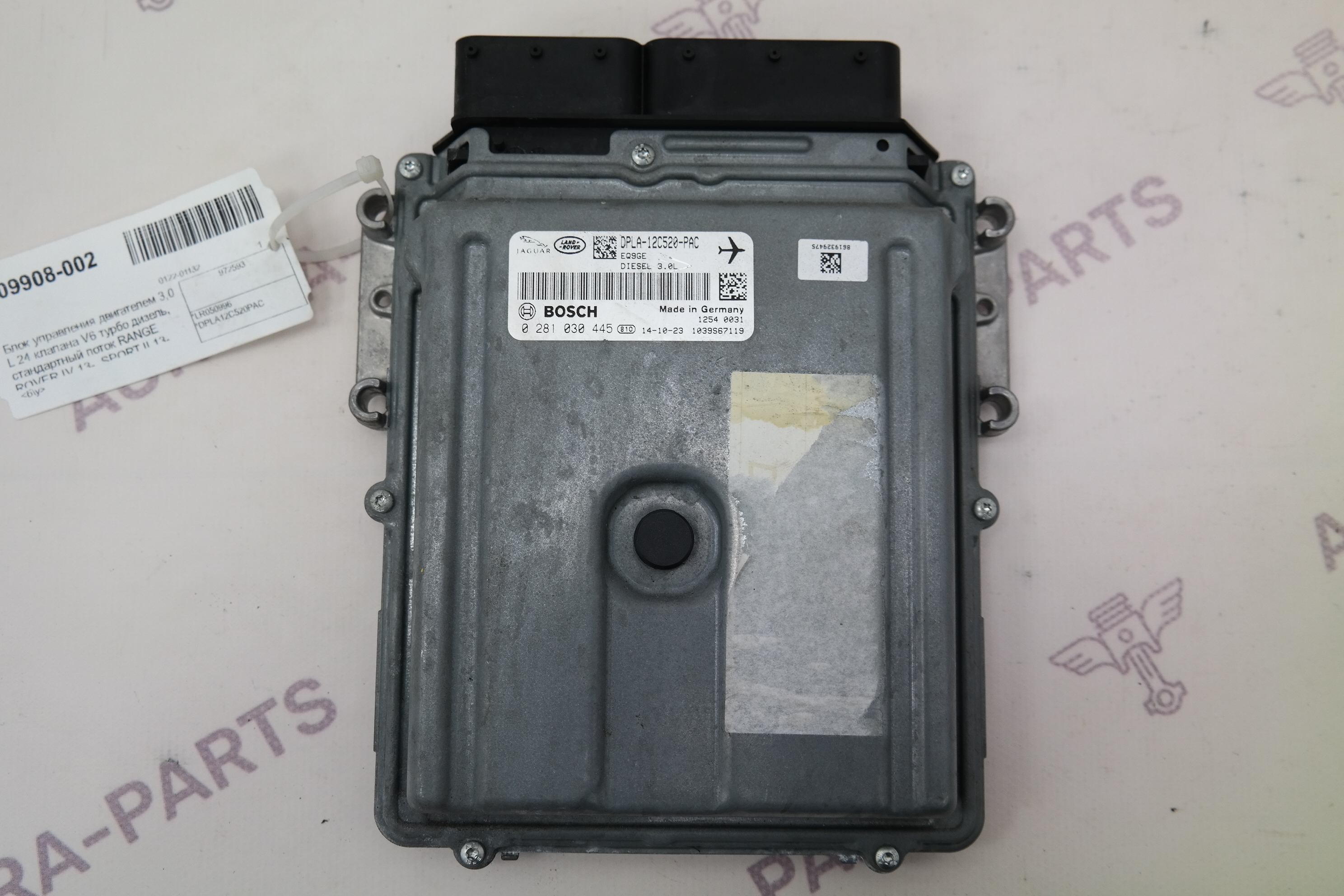 Блок управления двигателем 3,0 L 24 клапана V6 турбо дизель, стандартный поток Land Rover Range Rover Sport