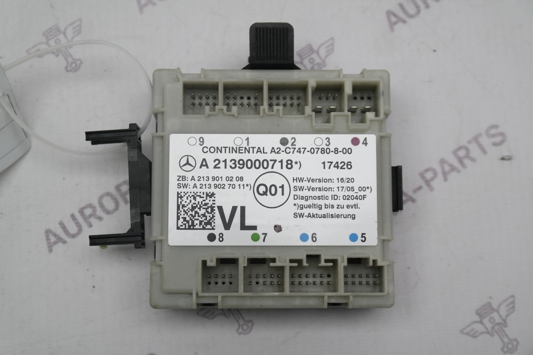 Блок комфорта передней двери LH Mercedes S-Klasse