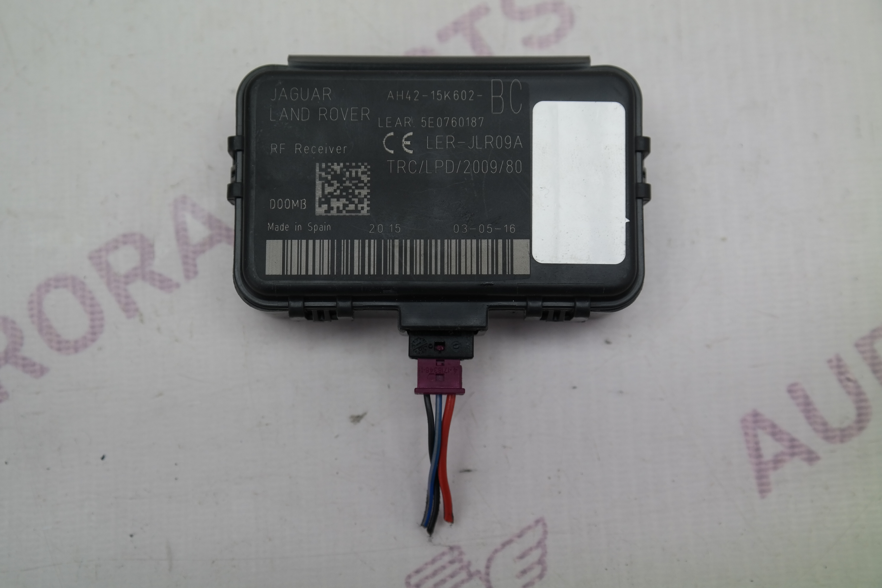 Блок приемник дистанционного радиоуправления Land Rover Range Rover 30DDTX
