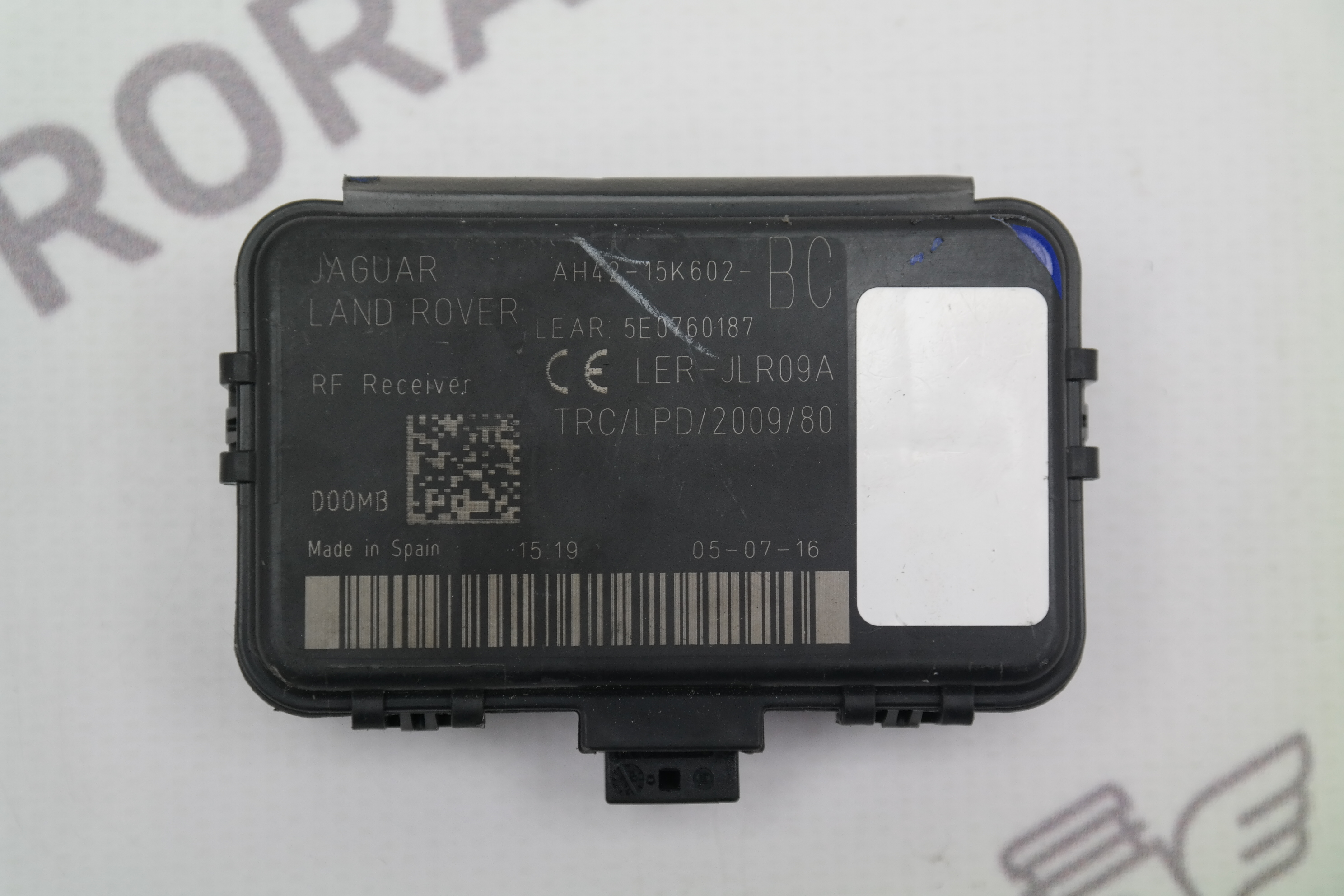 Блок приемник дистанционного радиоуправления Land Rover Range Rover 30DDTX