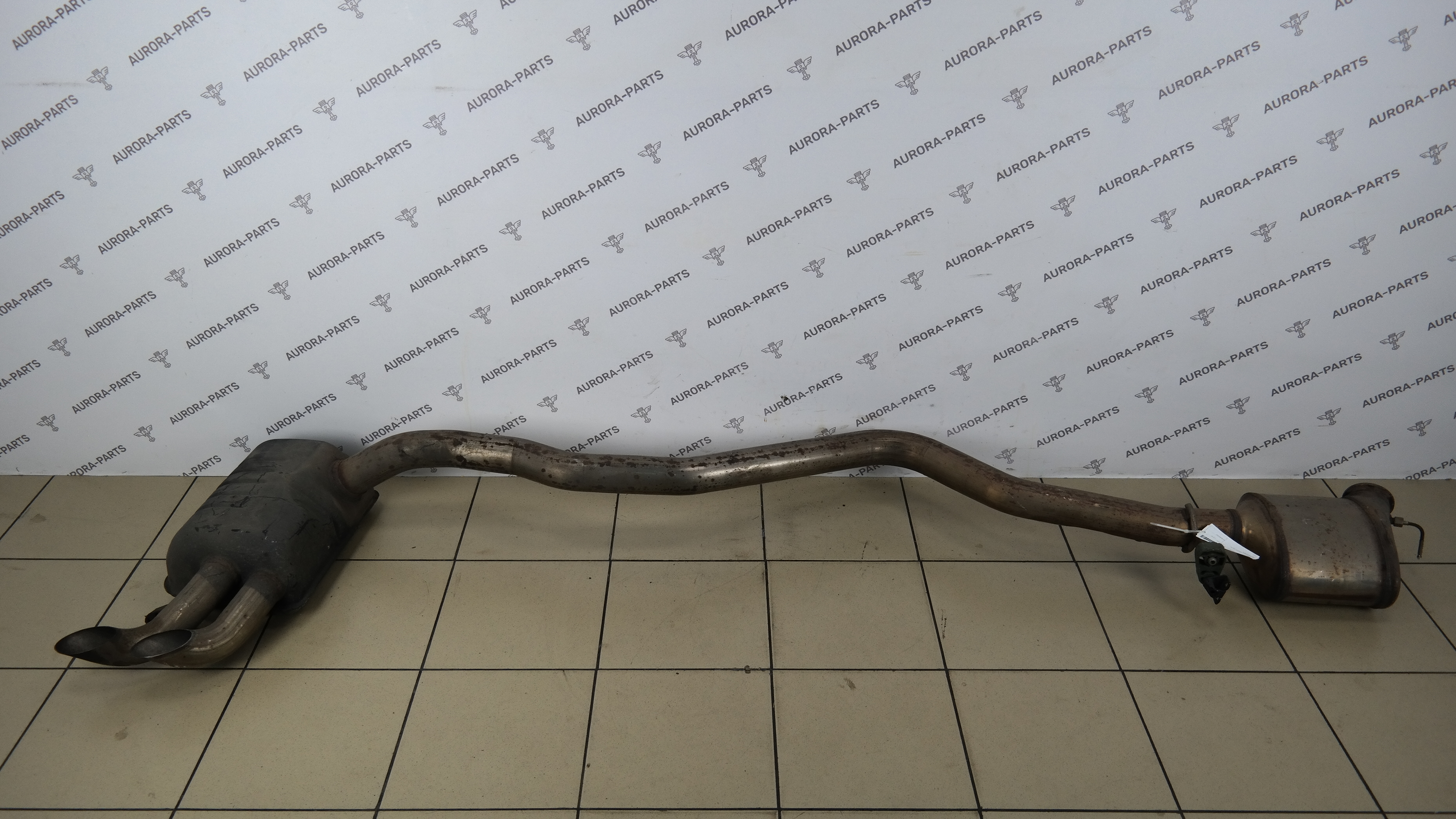 Глушитель задняя часть в сборе с катализатором Mercedes GLE-Coupe