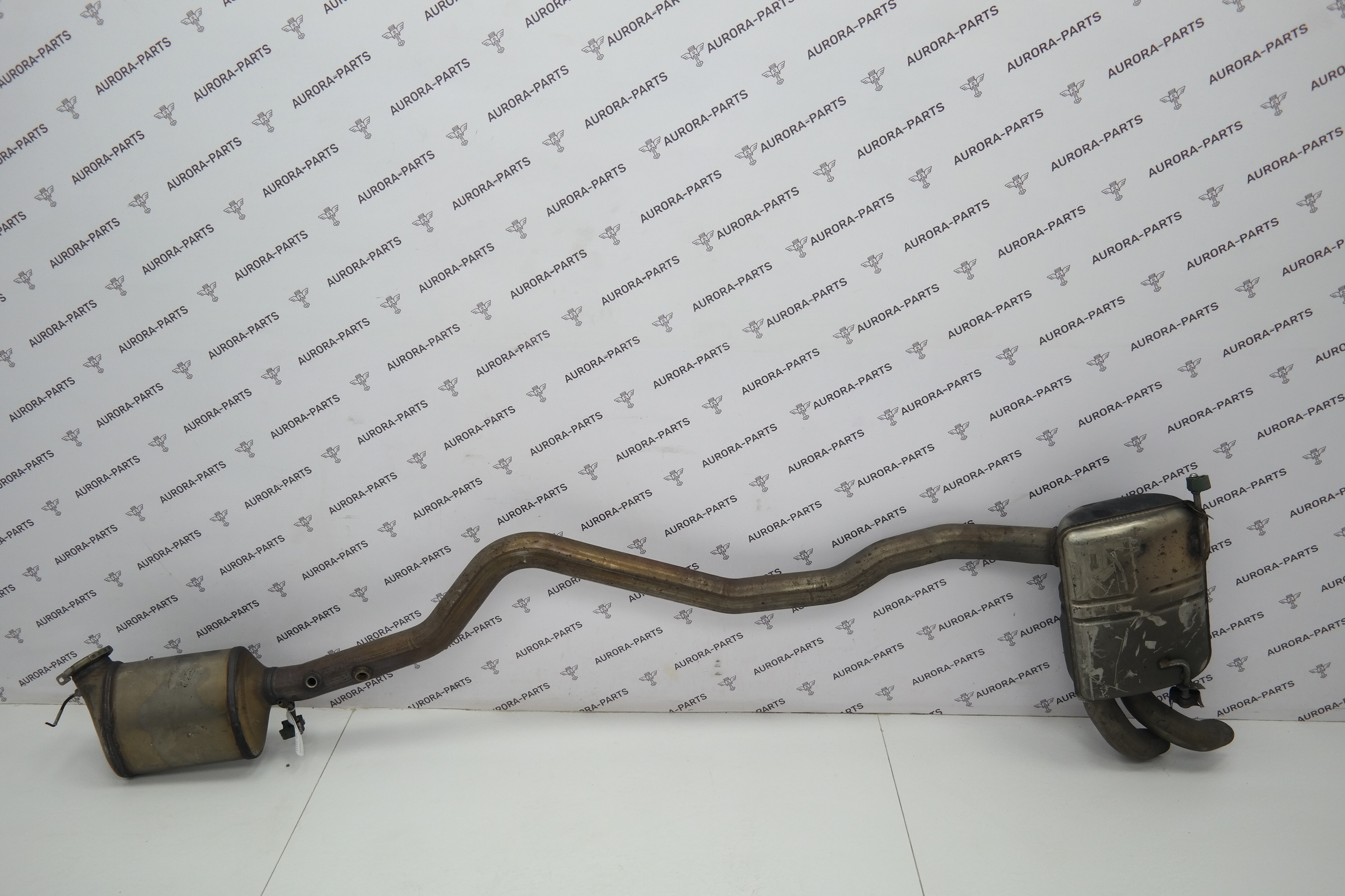 Глушитель задняя часть в сборе с катализатором Mercedes GLE-Coupe