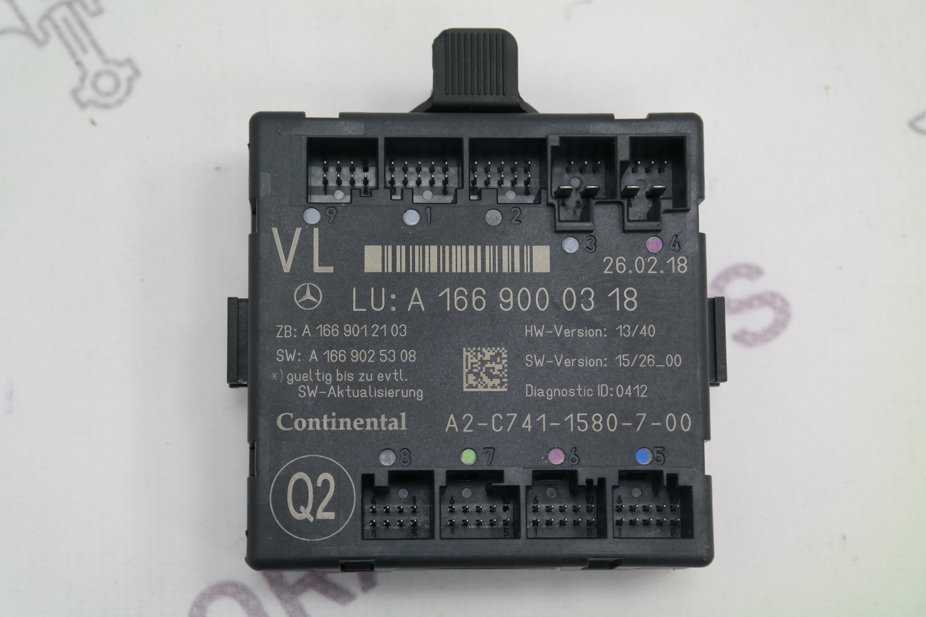 Блок управления электрикой передней двери LH Mercedes GLE-Coupe