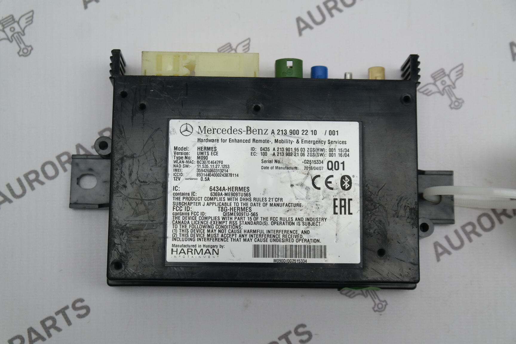 Блок аварийного вызова Mercedes GL/GLS