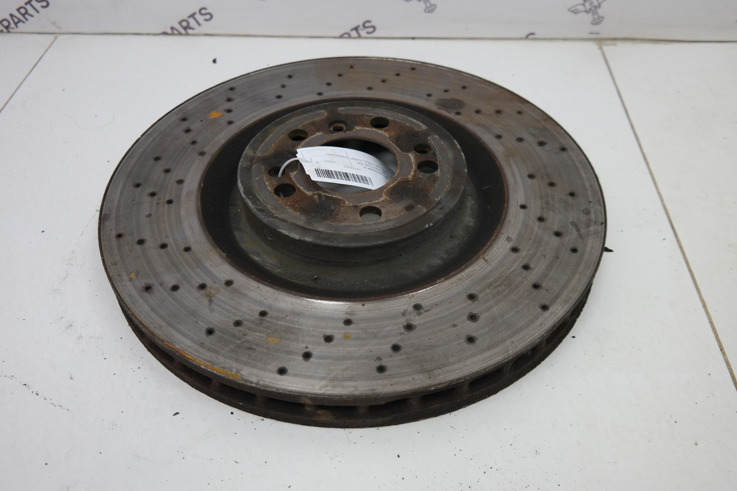 Диск тормозной передний (с перфорацией, 375mm) LH=RH Mercedes GL/GLS