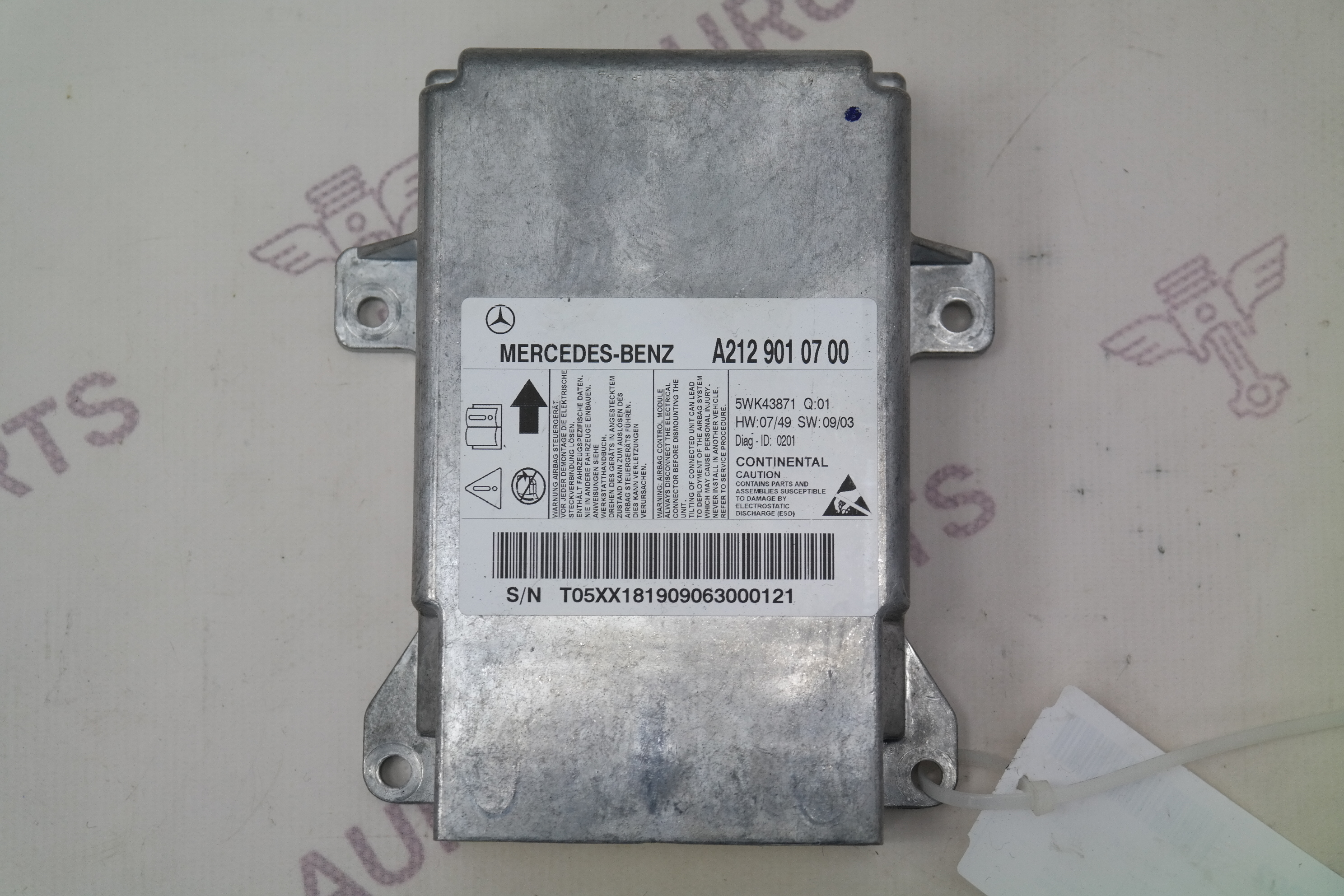 Блок управления AIRBAG Mercedes E-Klasse