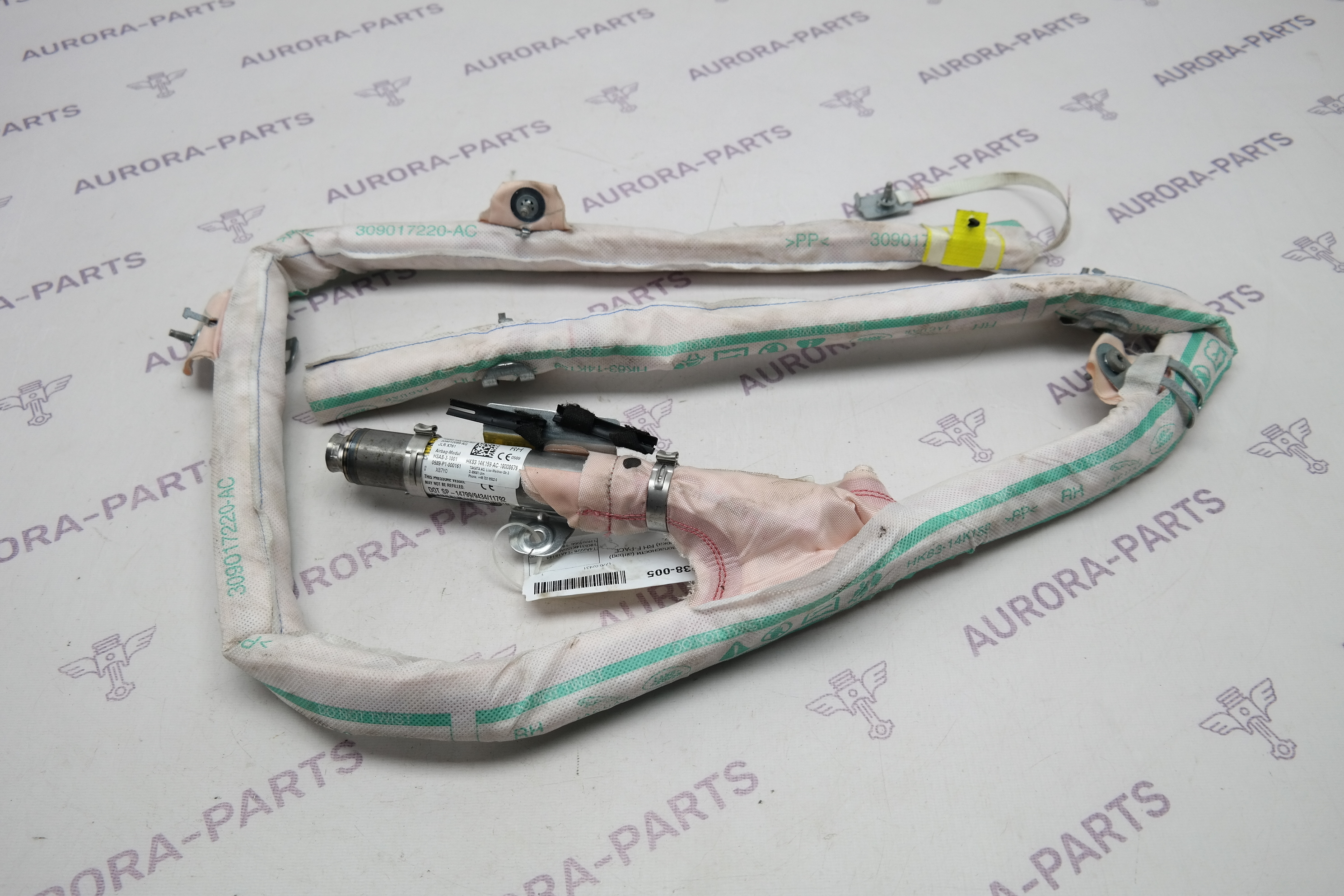 Подушка безопасности (airbag) боковой (шторка) RH Jaguar F-Pace