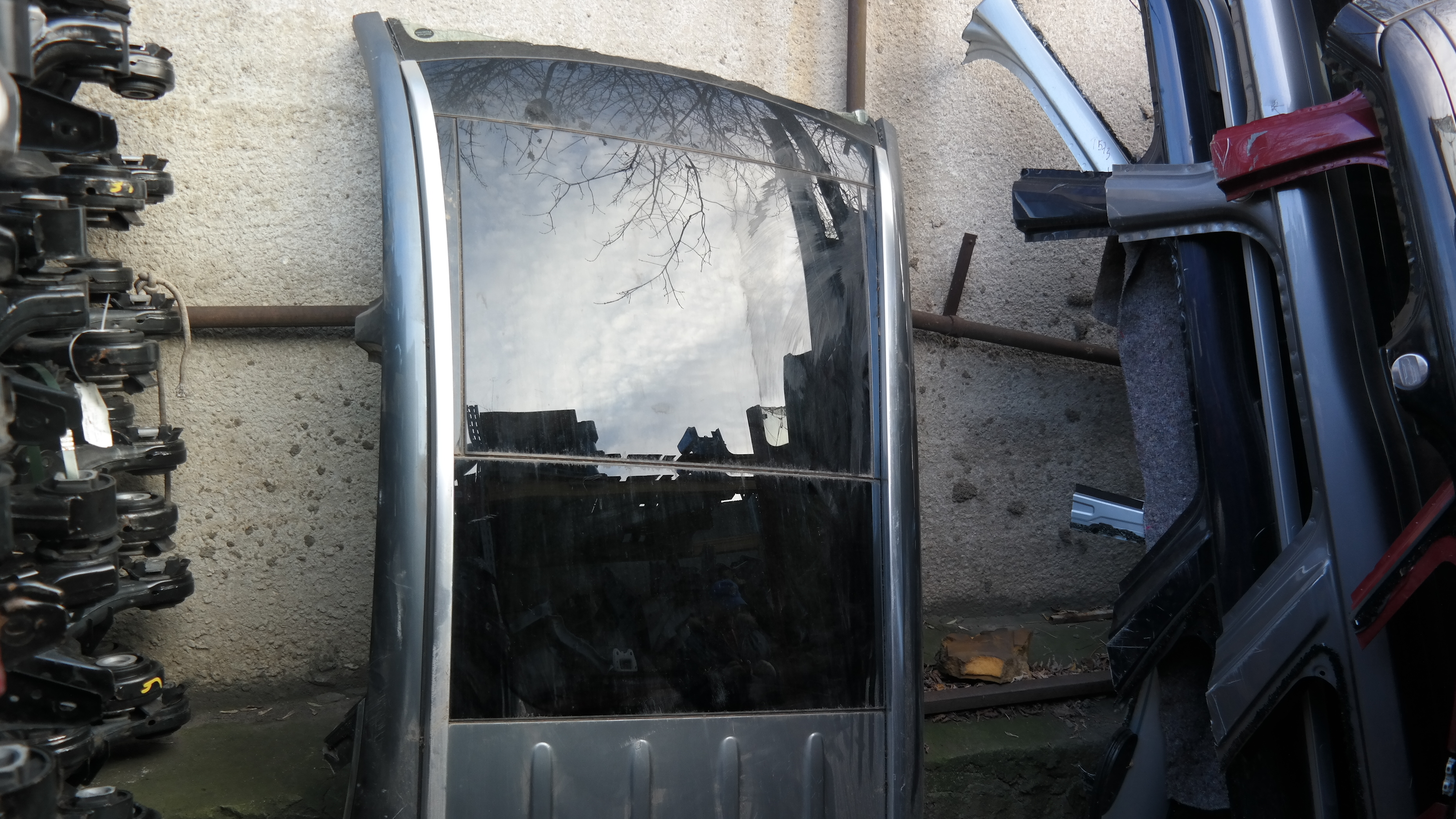 Крыша панорамная в сборе (2 стекла + рама) Mercedes GLC