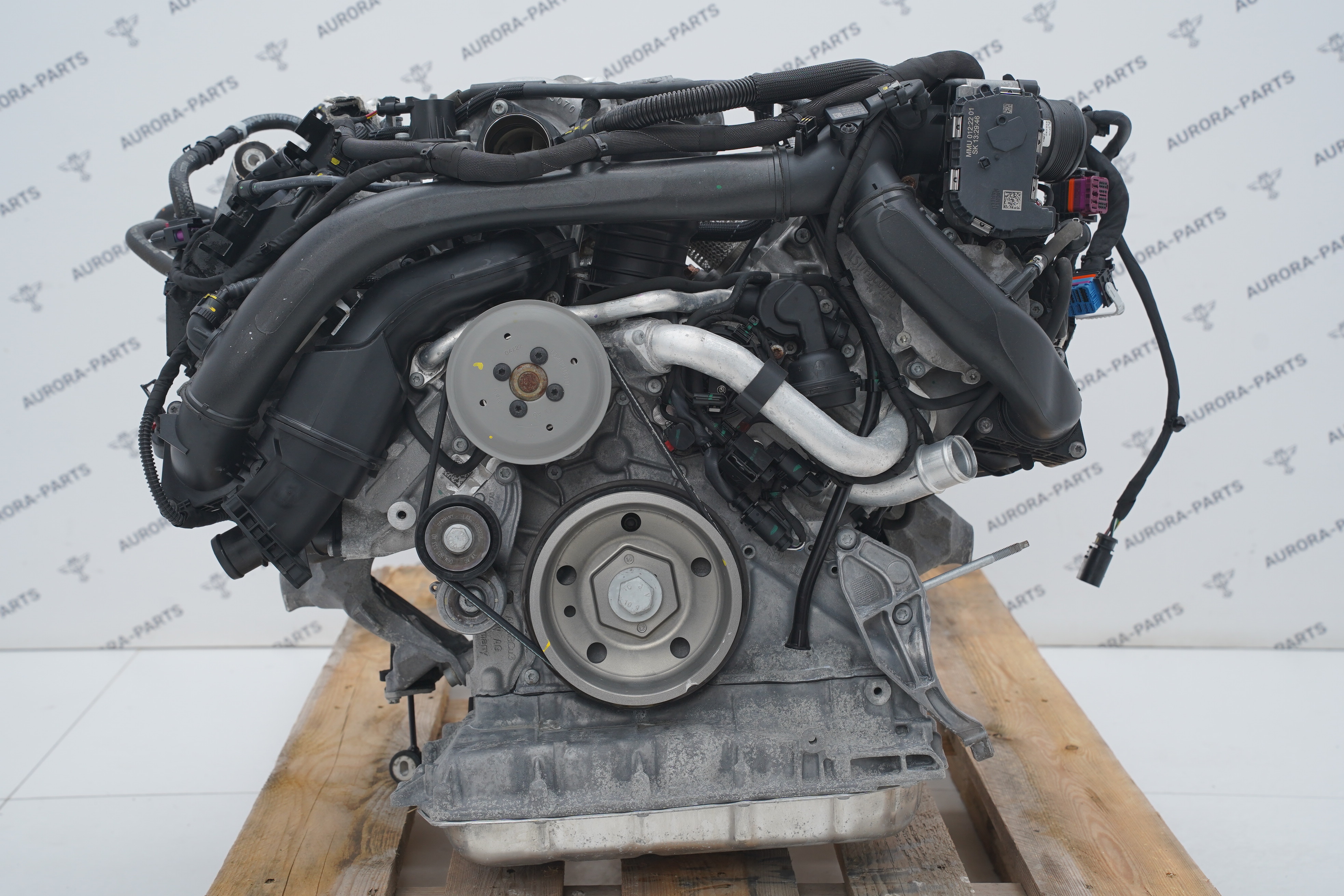 Двигатель в сборе с навесным DCB 3.0 Бензин 2022 год. Porsche Cayenne