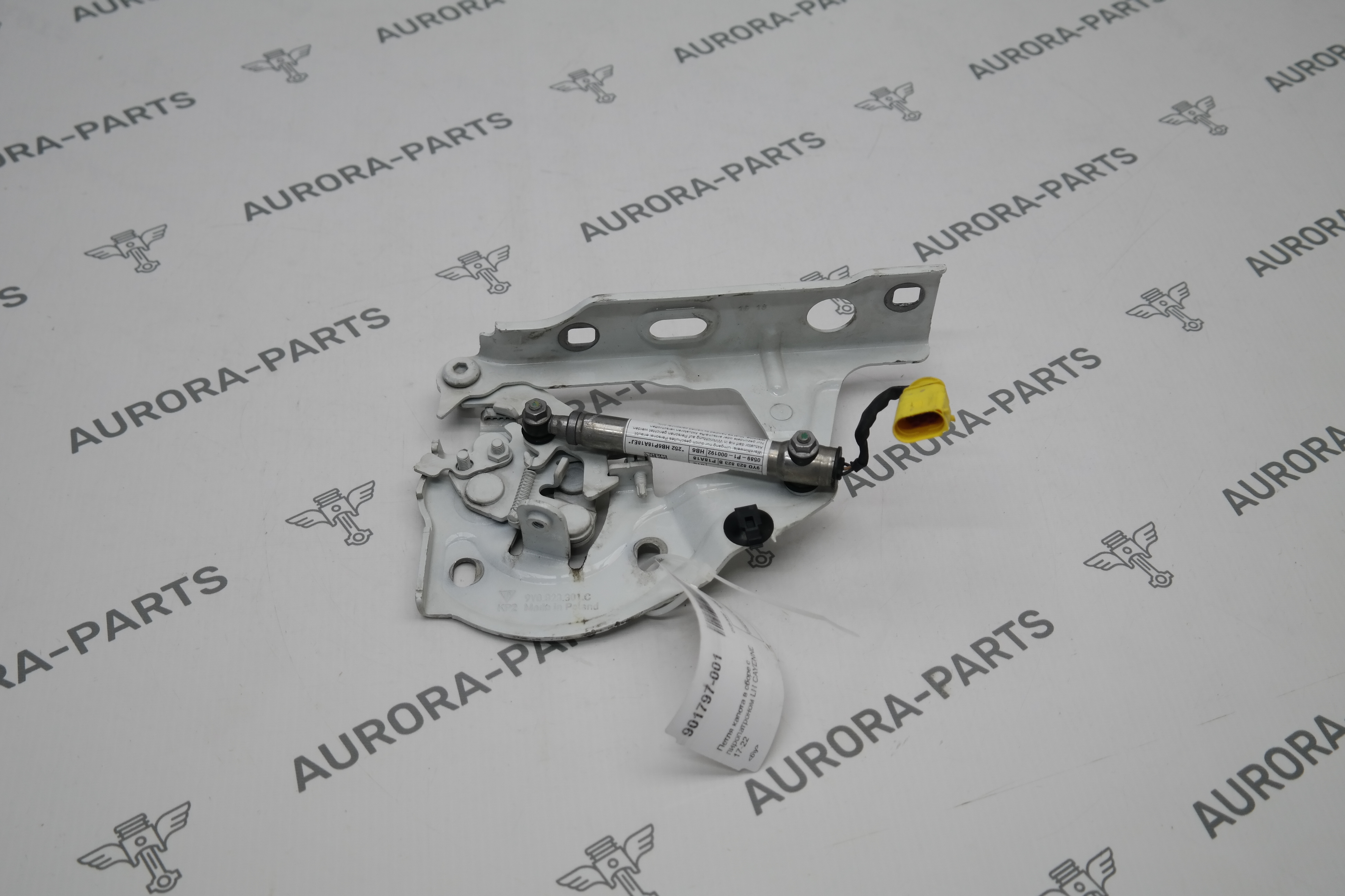 Петля капота в сборе с пиропатроном LH Porsche Cayenne