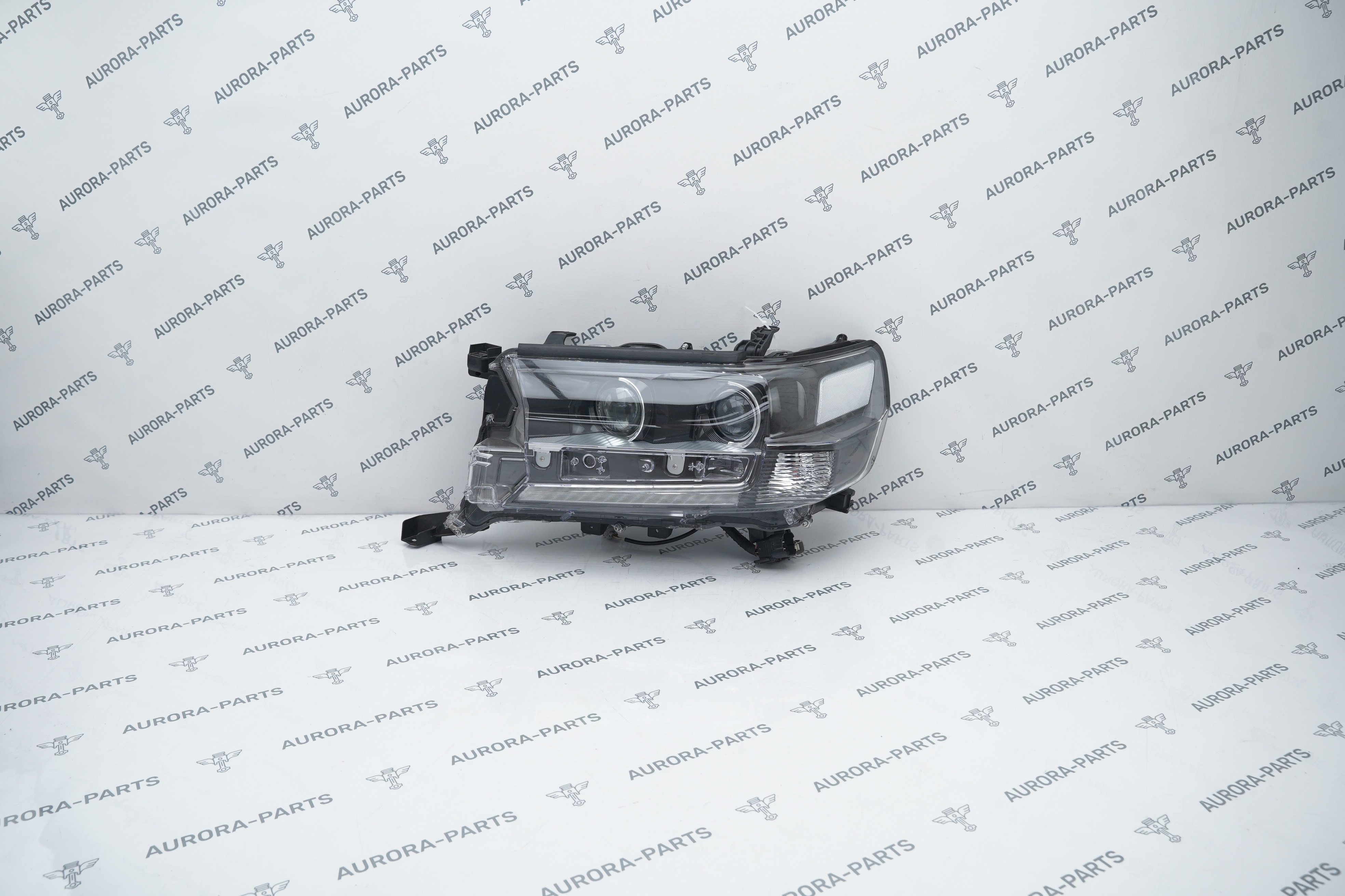 Фара LED + галоген в сборе LH (Black) Toyota Land Cruiser