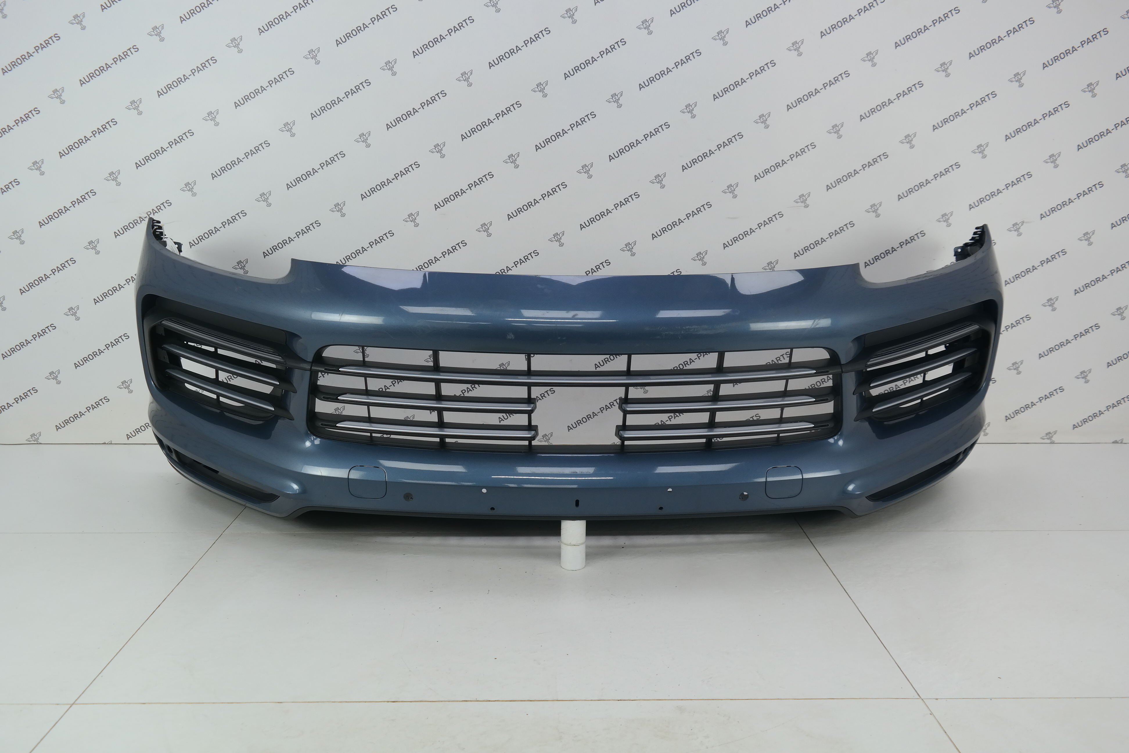 Бампер передний в сборе (под активный круиз-контроль, без парктроников) Porsche Cayenne