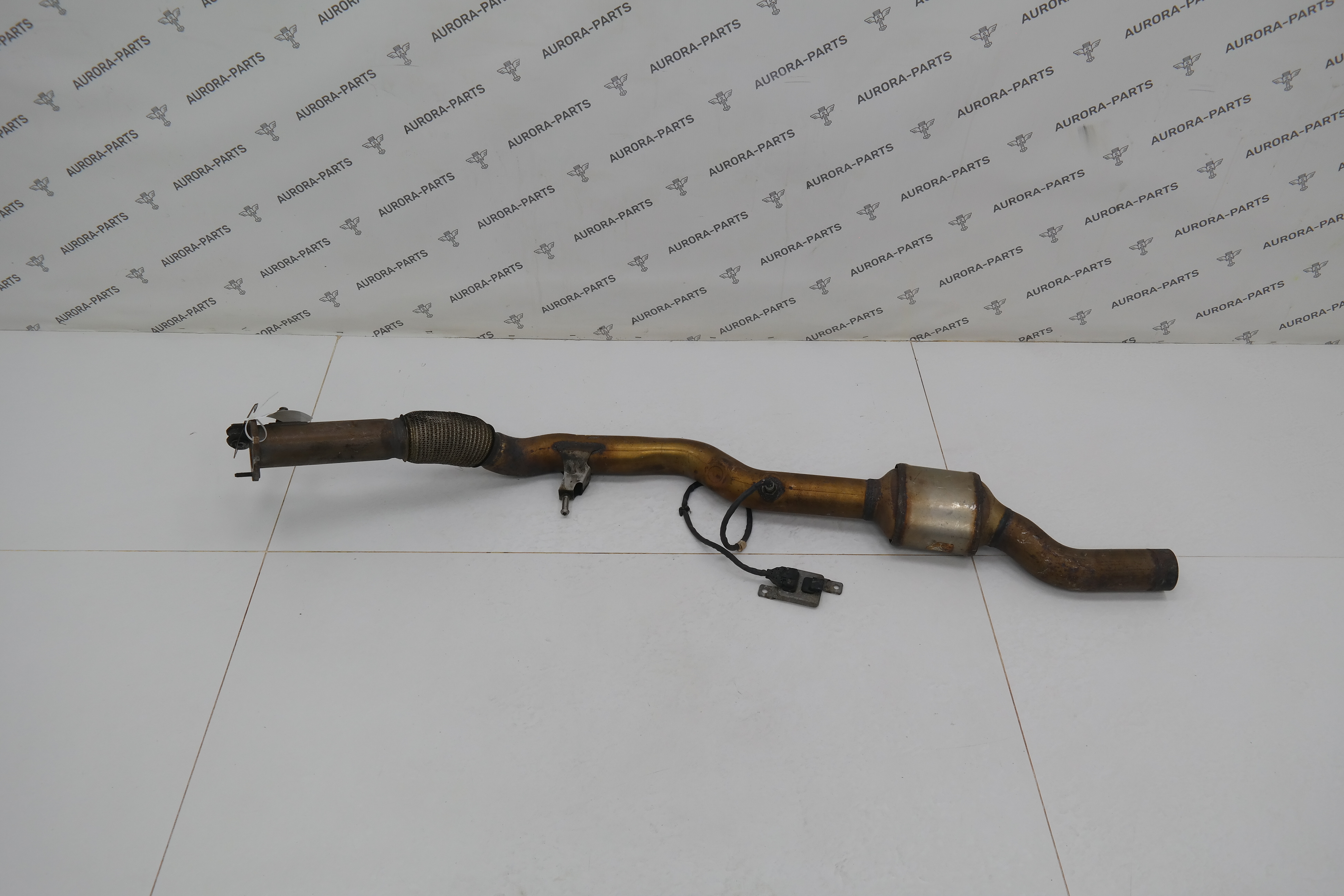 Глушитель приемная труба с катализатором 3.0TDI Audi Q7