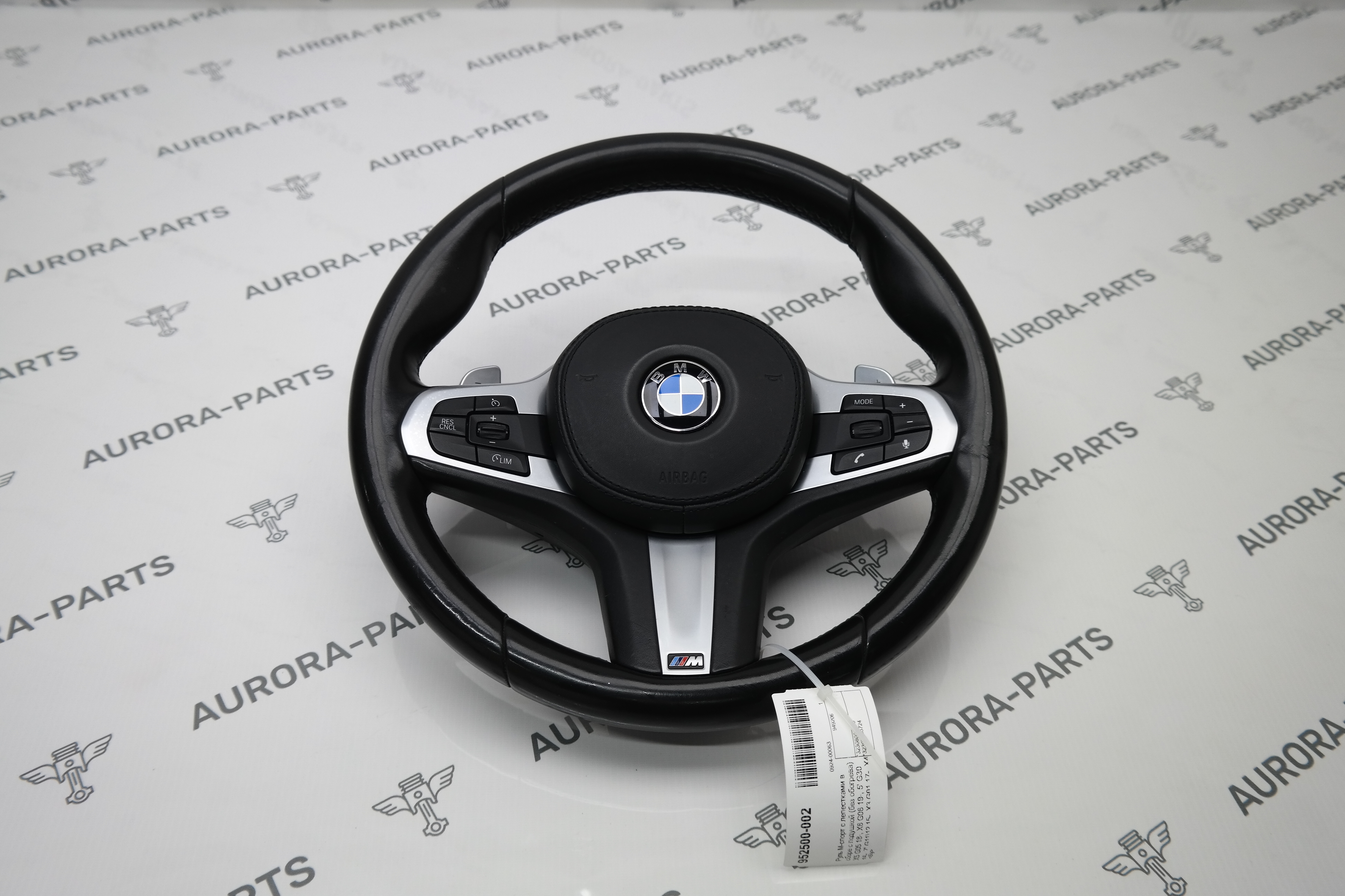 Руль М-спорт с лепестками в сборе с подушкой (без обогрева) BMW X5