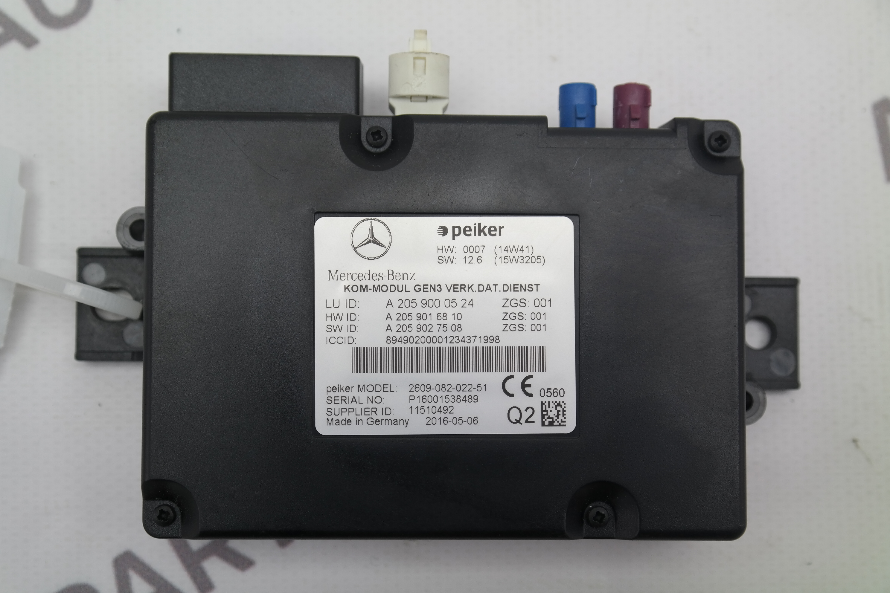 Блок управления телефоном Mercedes GLE-Coupe