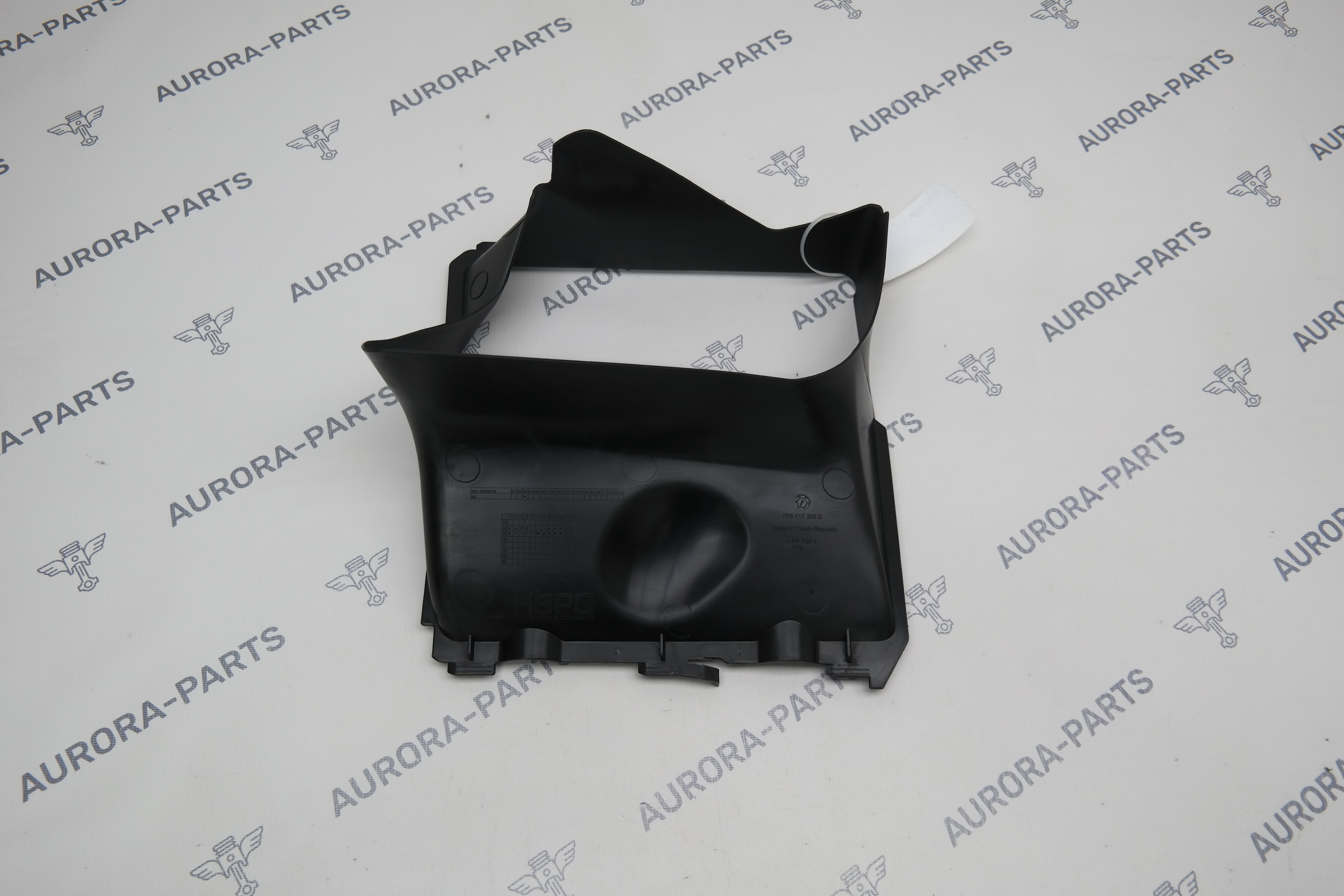 Воздуховод интеркуллера передний LH Porsche Cayenne