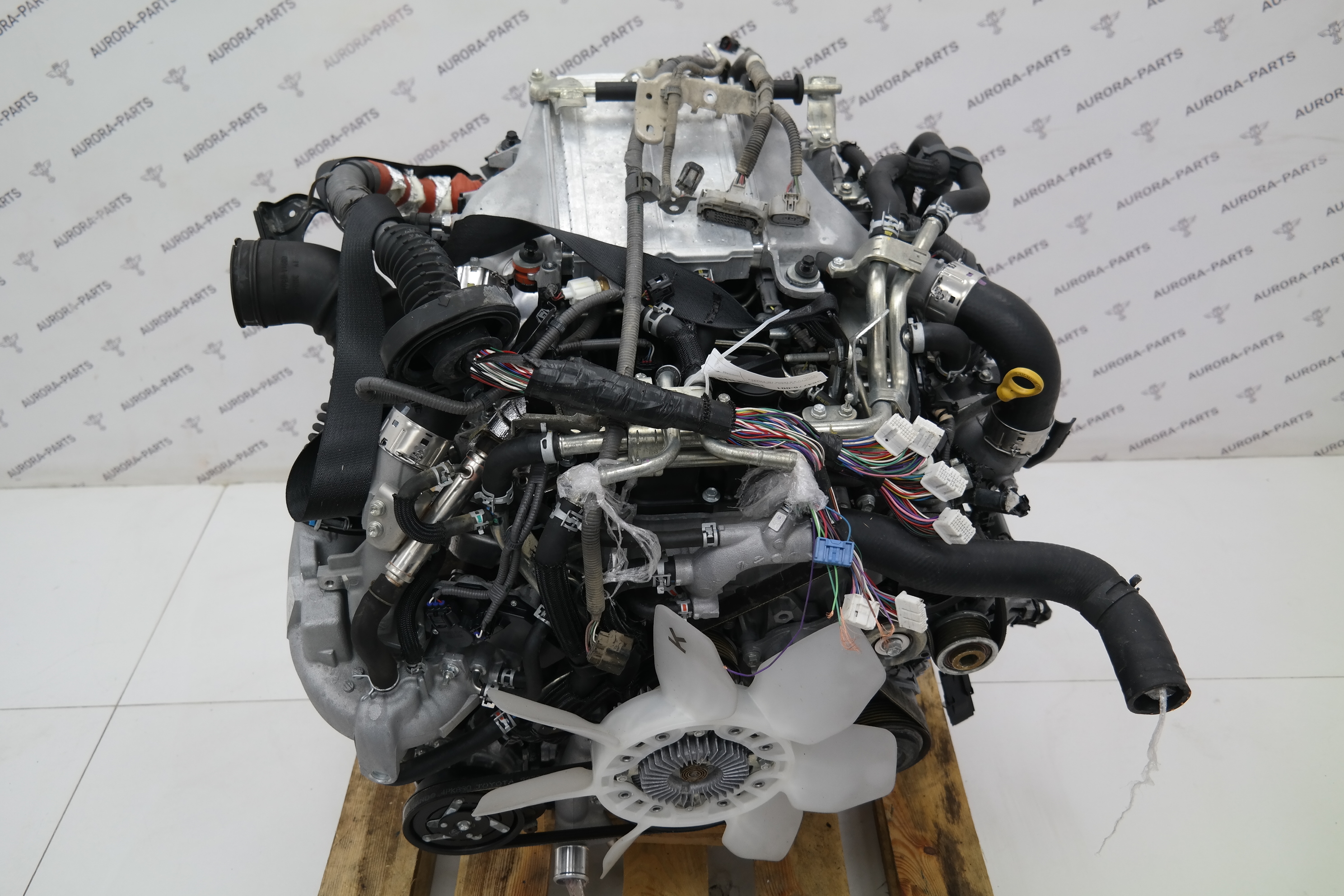 Двигатель в сборе с навесным 1GDFTV 2.8 Diesel (2018г. пробег 29000 км) EURO6 Toyota Land Cruiser Prado 1GDFTV 