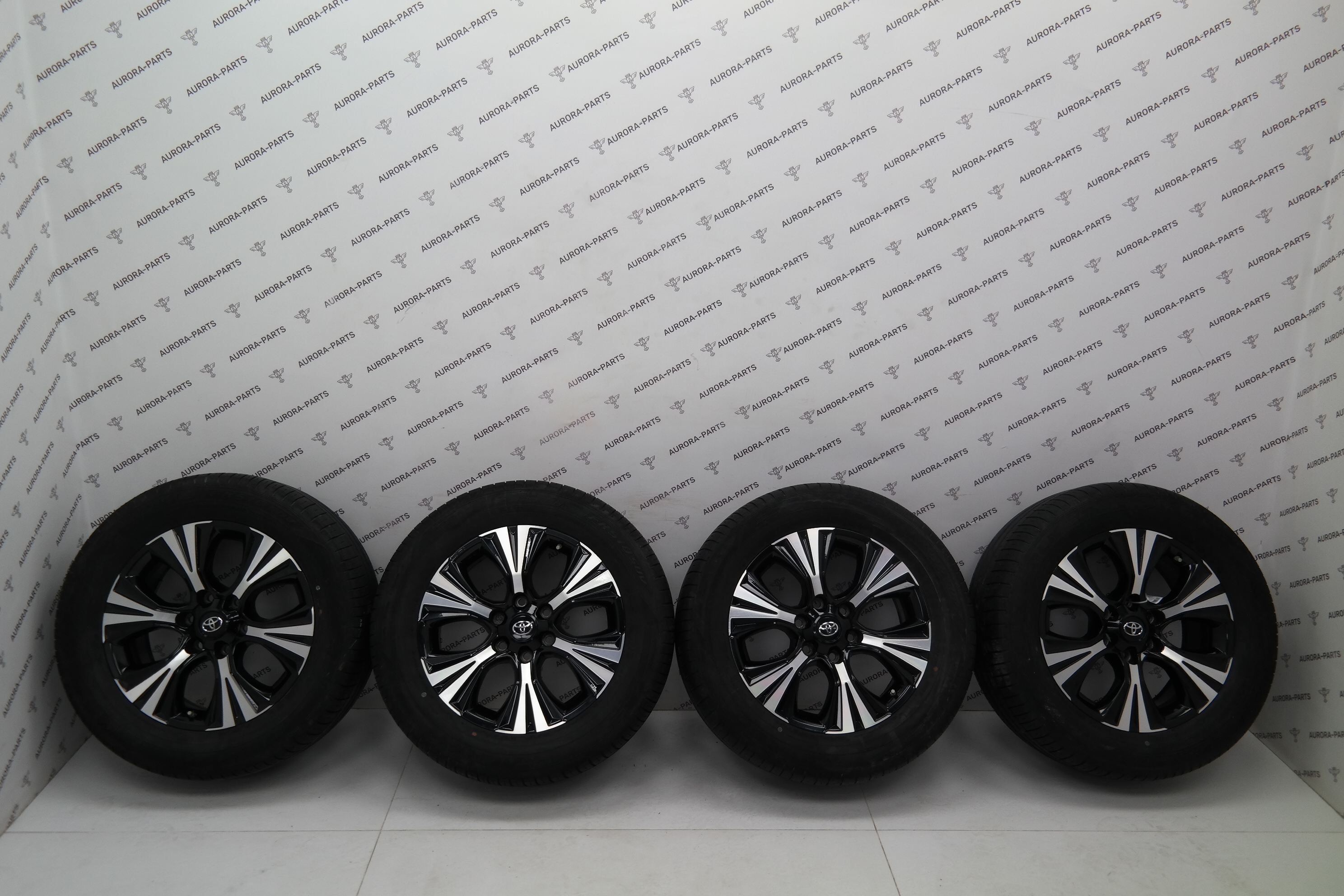 Литые диски R19 с резиной 265/55/19 Falken Azenis FK510 (22 неделя 18 год) Toyota Land Cruiser Prado 1GDFTV 