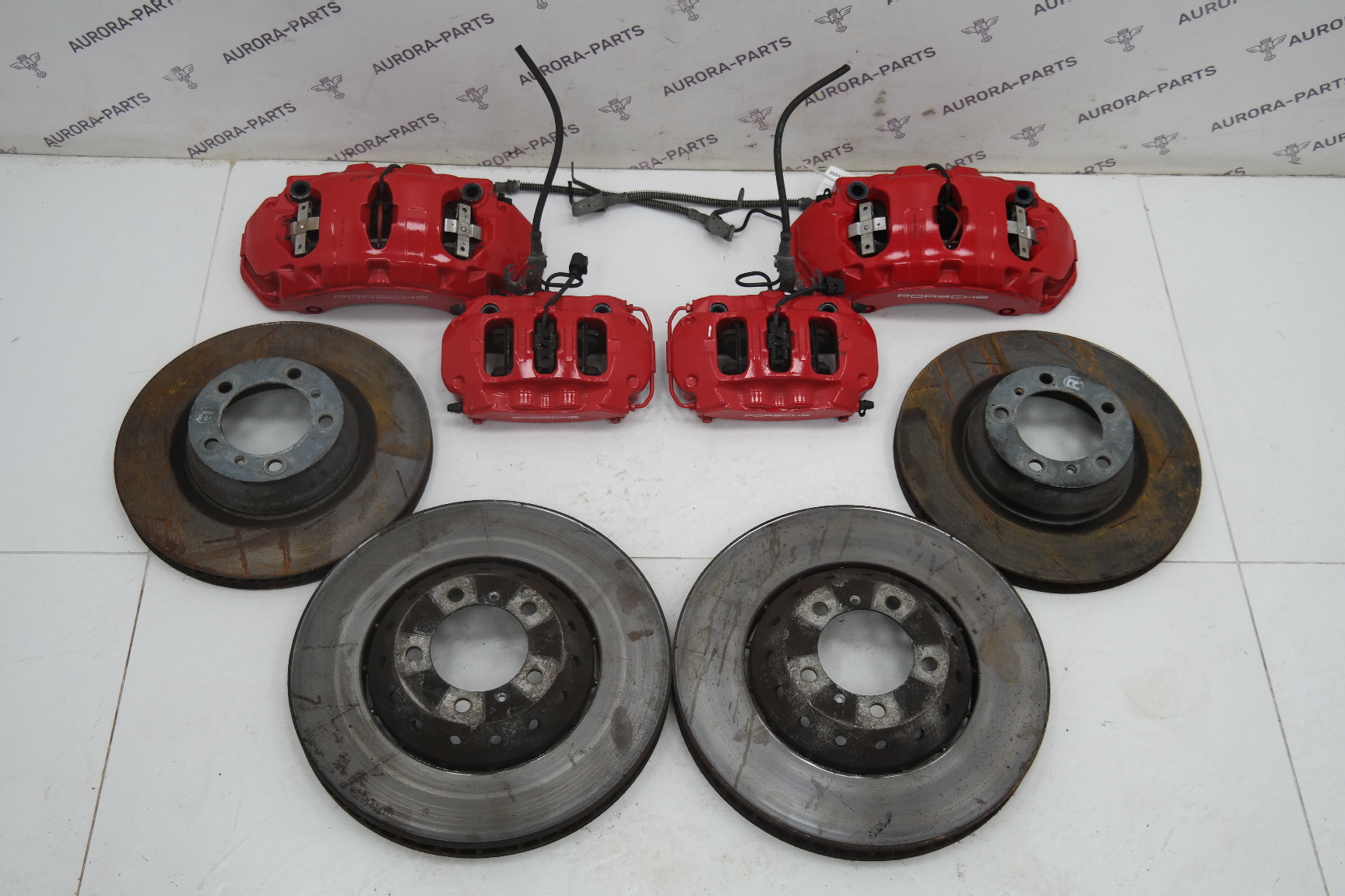 Комплект тормозов GTS перед 390mm, зад 350mm (Диски, супорта) Porsche Panamera