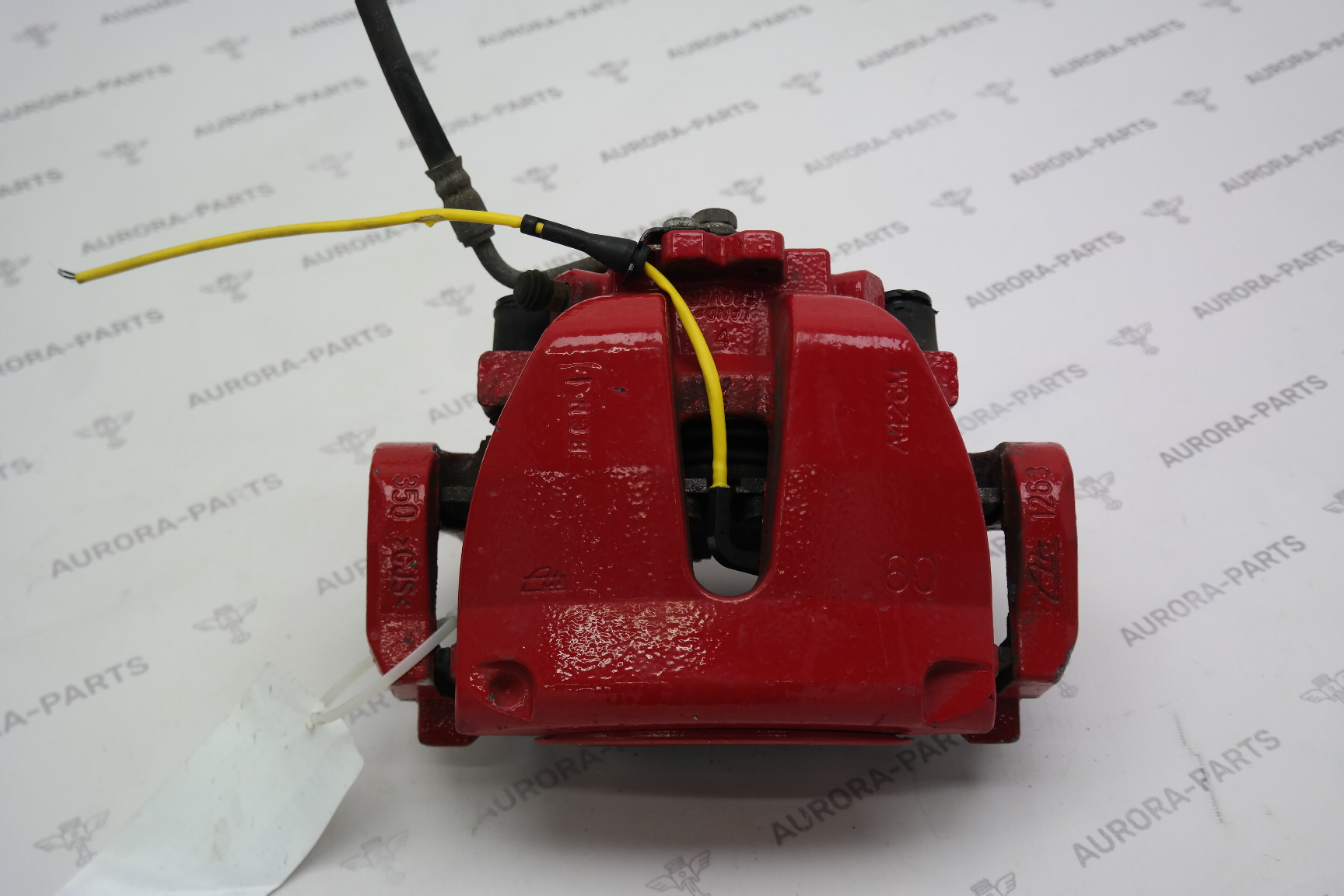 Суппорт тормозной передний в сборе (Красный под 350 диск) LH Jaguar F-Pace